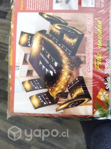 Set de mantel más 6 fundas