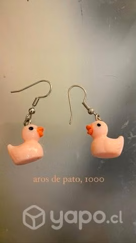 Aro de patos y anillos chunky joyeria de niños