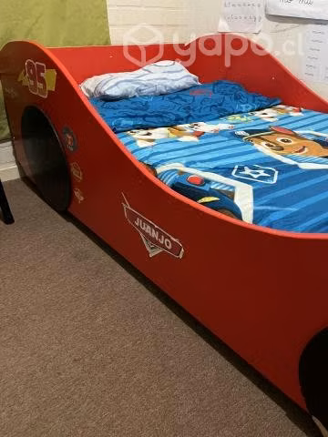 Cama con forma de auto 1 plaza 1/2 - Imagen 2