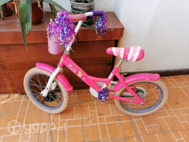 Bicicleta Barbie Aro 16