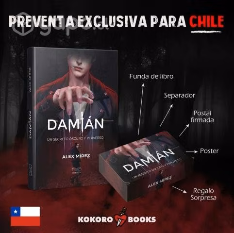 Set de box de libro damián de alex mirez