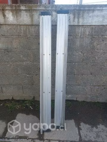 Pisaderas de aluminio.