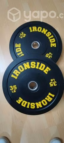 Discos Pro Bumper 35Lb Ironside
