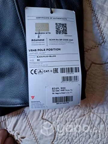 Chaqueta nueva dainese vr46