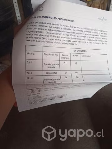 Secador Mano Wasser