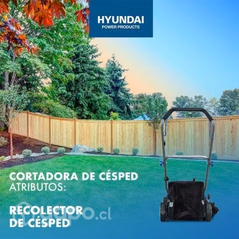 Cortadora de pasto manual 18" 5hp 140cc hyundai - Imagen 4