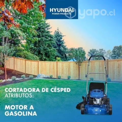 Cortadora de pasto manual 18" 5hp 140cc hyundai