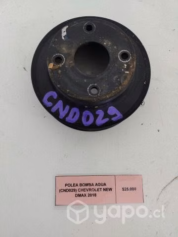 Polea Bomba Agua (CND029) Chevrolet New Dmax 2018