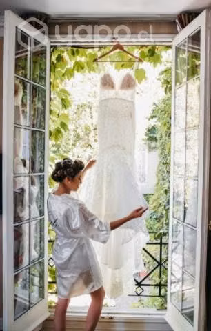 Vestido de novia talla S (Casa Blanca) - Imagen 2