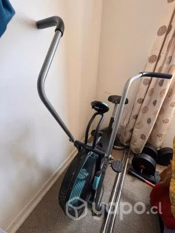 Bicicleta estática de aire marca blu fit extreme
