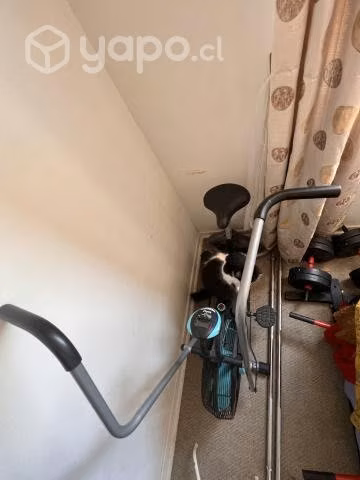Bicicleta estática de aire marca blu fit extreme
