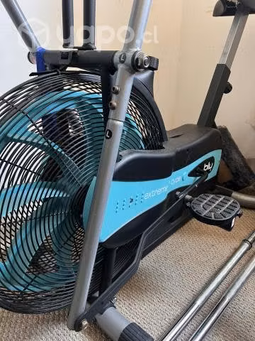 Bicicleta estática de aire marca blu fit extreme