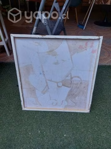 Cuadro pintado mano 70x74