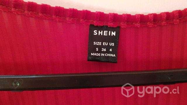Polera roja shein - Imagen 5