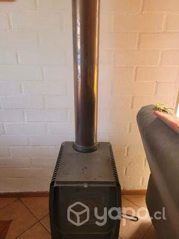 Combustion lenta con caño y sombrero austral