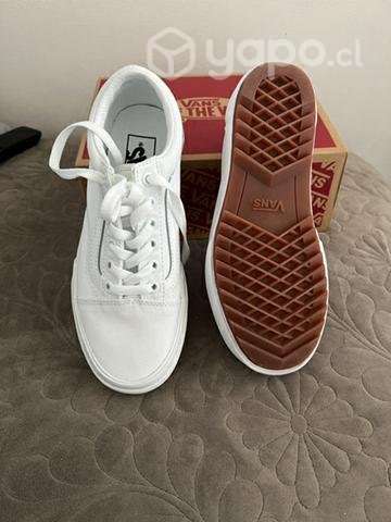 Zapatillas vans blancas - Imagen 3