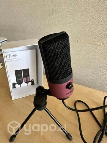 Micrófono usb con atril