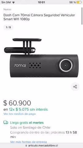Cámara de seguridad vehicular