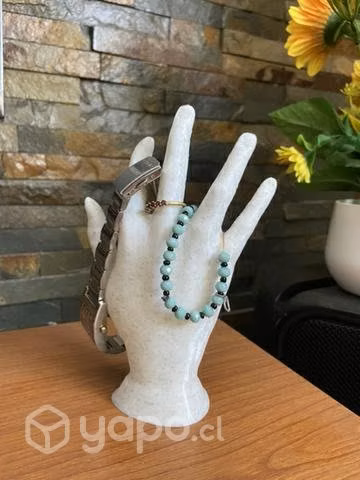 Soporte Mano Marmol Anillos/accesorios