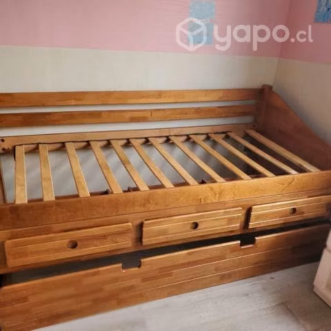 Cama nido 1 plaza sin colchón