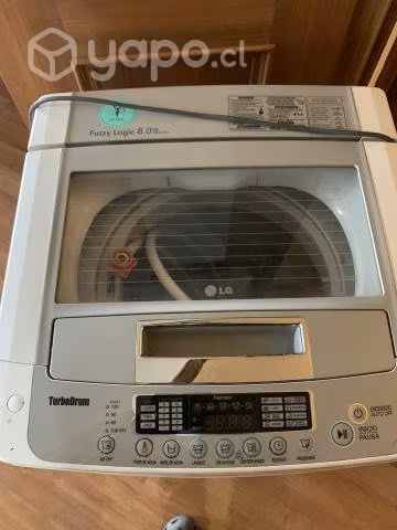 Lavadora 8kg lg fuzzy logic
