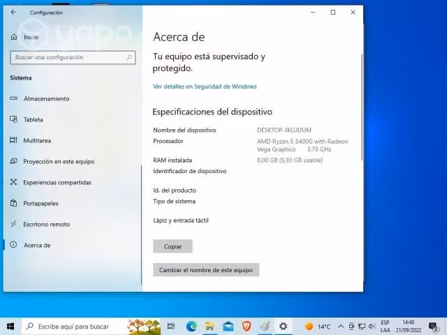 Computador De Escritorio Amd Ryzen 5 3400g - Imagen 4