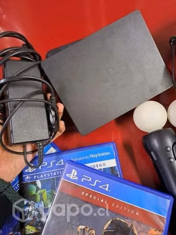 PS4 VR con camara y 3 juegos (precio negociable)