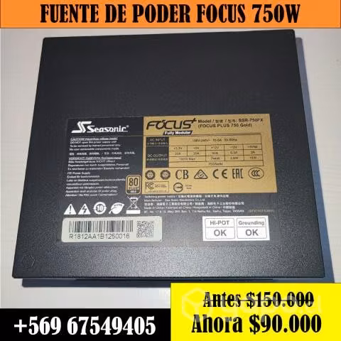 Fuente de Poder Modular de 750w - Imagen 3