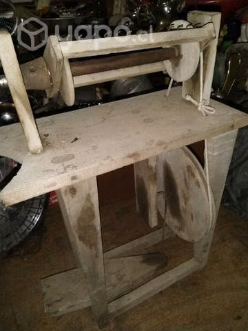 Antigua máquina artesanal para hilar lana,vintage