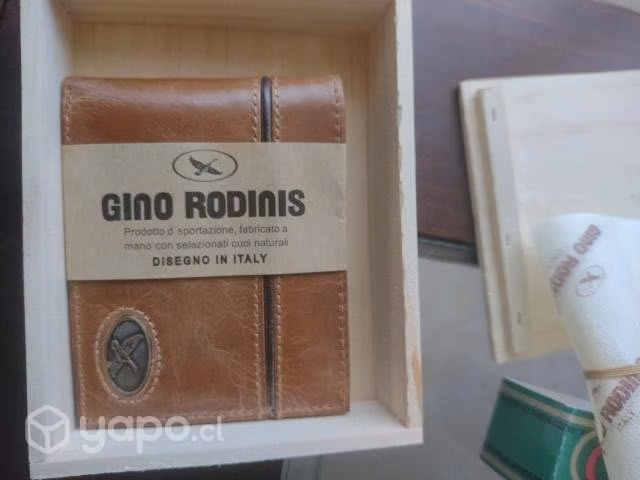 Billetera hombre rustic 130 café - gino rodinis