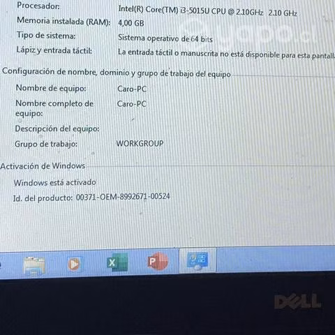 Notebook dell con cargador original - Imagen 6