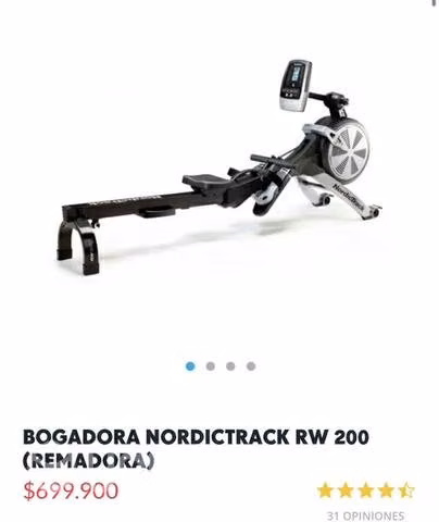 Cambio bogadora remo Nordictrack rw200