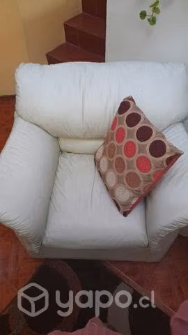 Living cuerina blanco