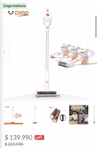 Aspiradora Inalámbrica Osoji D100