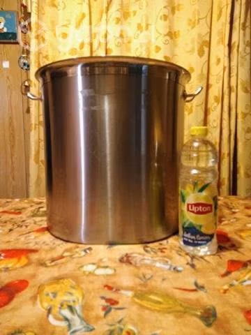 Fondo de 100 litros de acero inoxidable