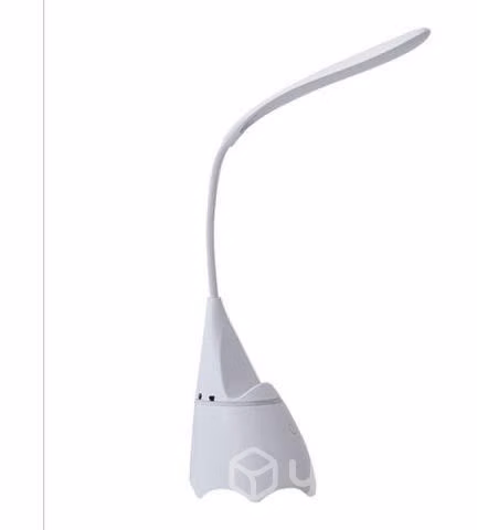 Lampara Recargable Táctil 3 Color Parlante Soporte