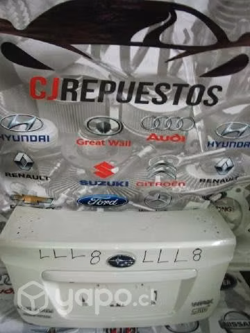 Tapa maleta subaru wrx sti 2018