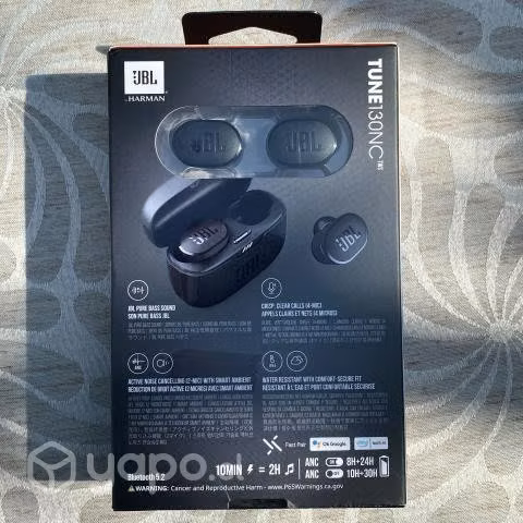 Jbl tune 130nc negros (nuevos)