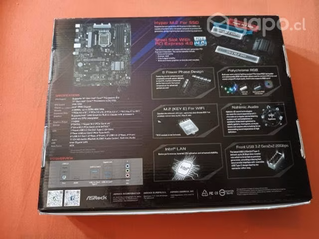 Placa madre mb asrock z590m phantom gaming 4 - Imagen 3