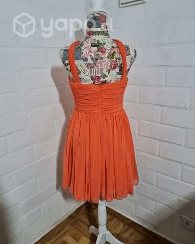 Vestido color coral