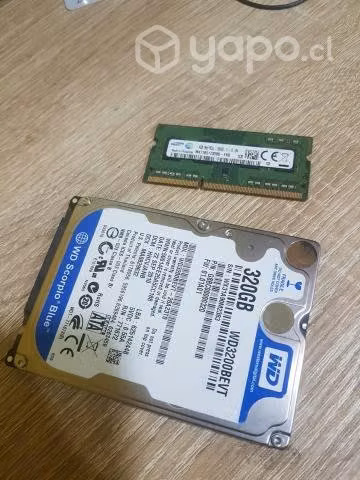 Disco duro y memoria RAM