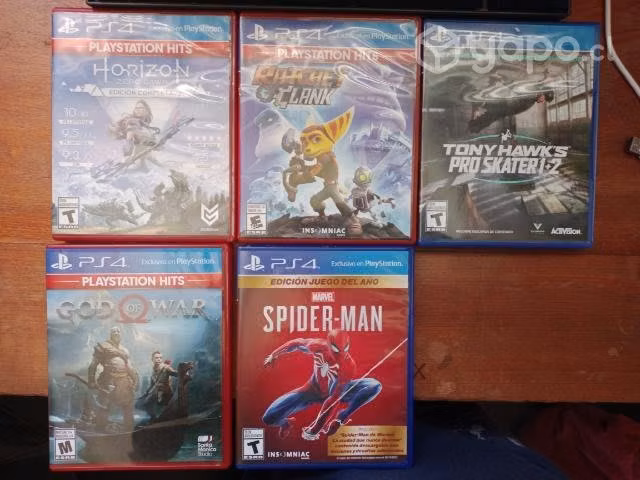 Ps4 de 1TB + 5 juegos físicos y 9 juegos digitales