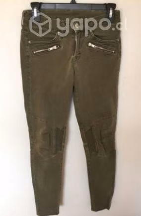 Jeans HyM Talla 34 (TS) (verde musgo)
