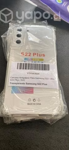 Láminas de vidrio y funda Samsung s22 plus - Imagen 3