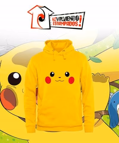 Poleron Estampado Pikachu