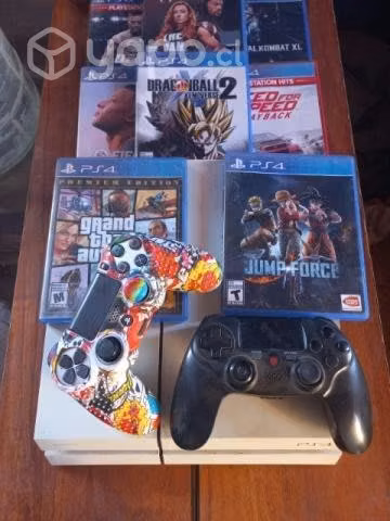 Ps4 con 8 juegos - Imagen 2