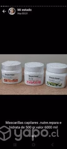 Crema capilares