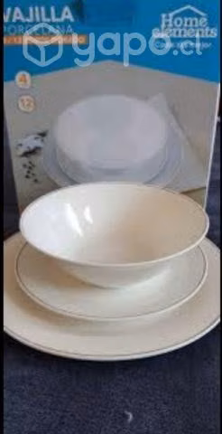 Vajilla de porcelana HOME ELEMENTS