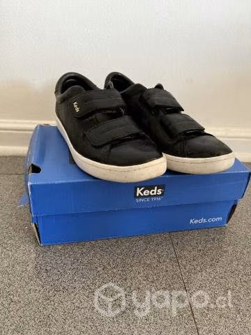 Vando Zapatillas Keds cuero negras