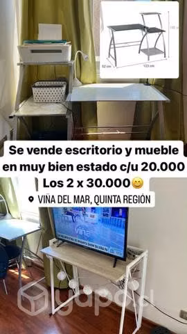 escritorio y mueble